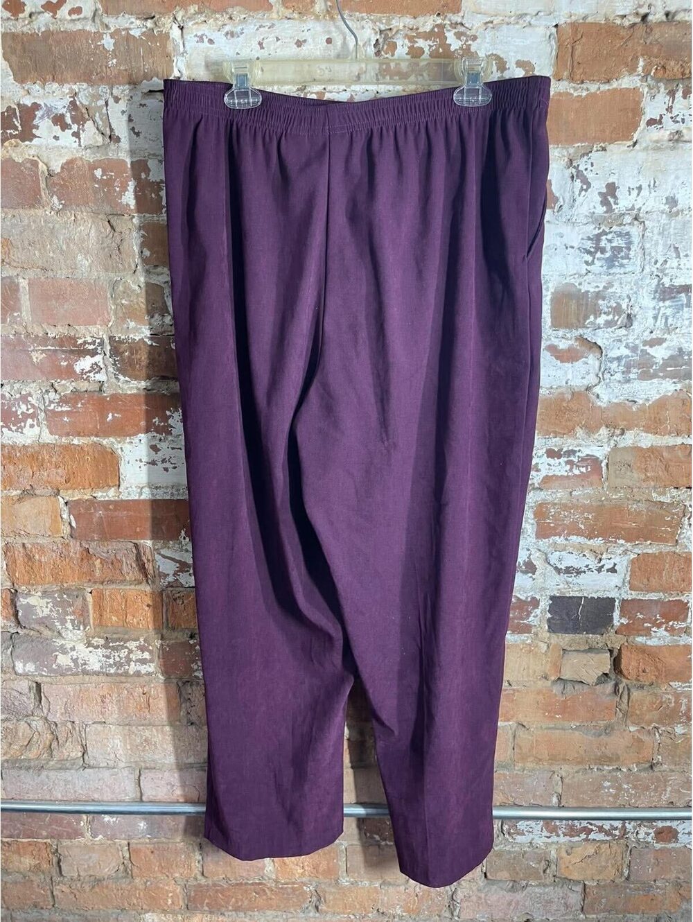 Baxter and Wells Purple Pull On Pants